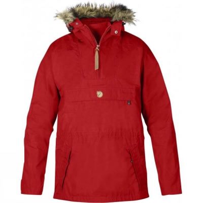 Anorak Fjallraven Gutulia Hombre Rojas - Chile DQX581209